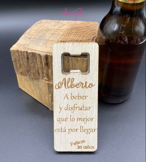 Abrebotellas personalizado regalo Decoges