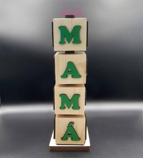 Torre madera giratoria Cumpleaños Padres Decoges