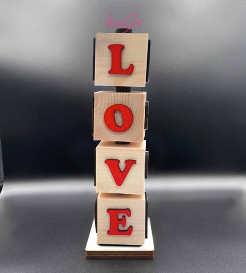 Torre madera giratoria LOVE Decoges